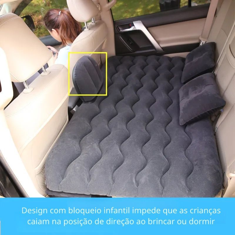 Descanso Sobre Rodas – Colchão Inflável para Carro