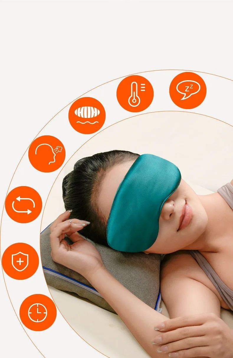 Máscara de Sono com Aquecimento e Controle de Temperatura