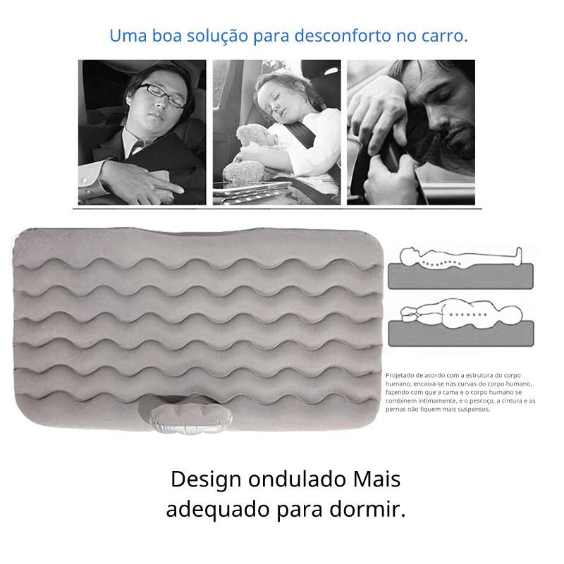 Descanso Sobre Rodas – Colchão Inflável para Carro