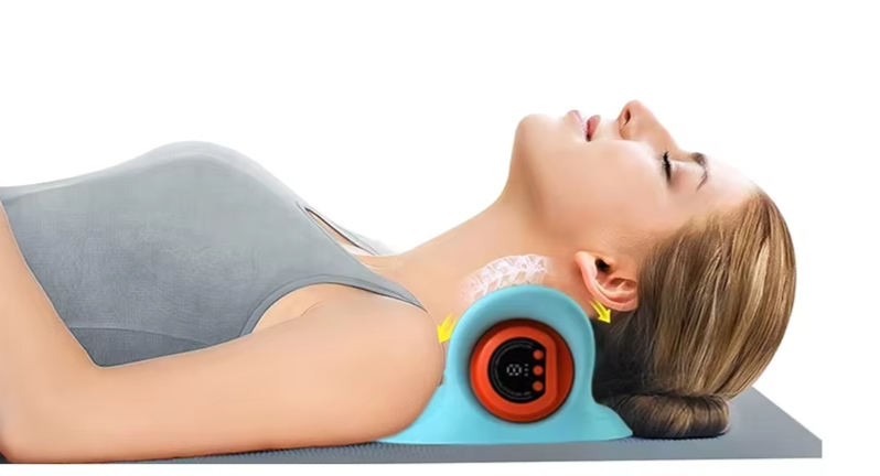 AlívioCervical 4D – Massagem Elétrica com Tração