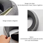 ViajaLeve – Travesseiro de Pescoço com Espuma de Memória