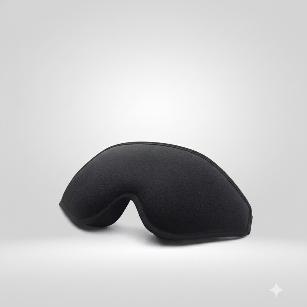 Máscara de Dormir com Bloqueio de Luz e Encaixe Perfeito