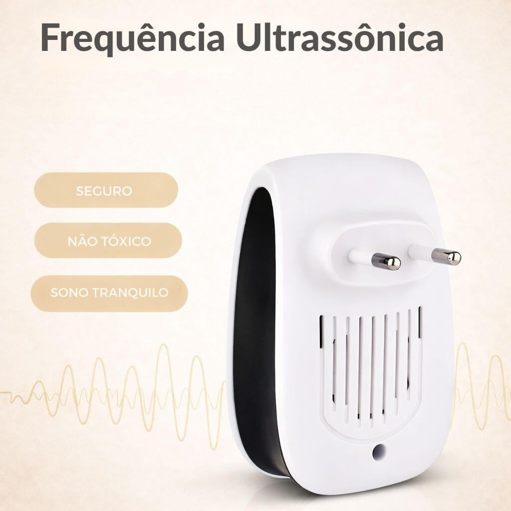 Sentinela Lar – Repelente Ultrassônico Contra Pernilongos e Pragas
