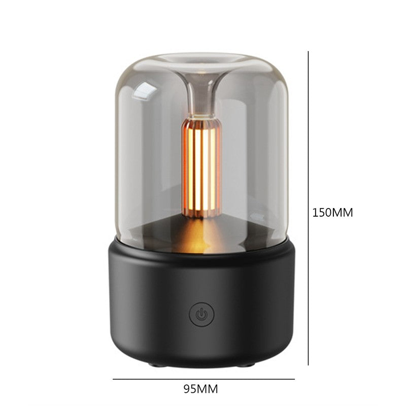 Umidificador de Ar 120ml com Luz Noturna – Difusor de Aromas e Óleo Essencial