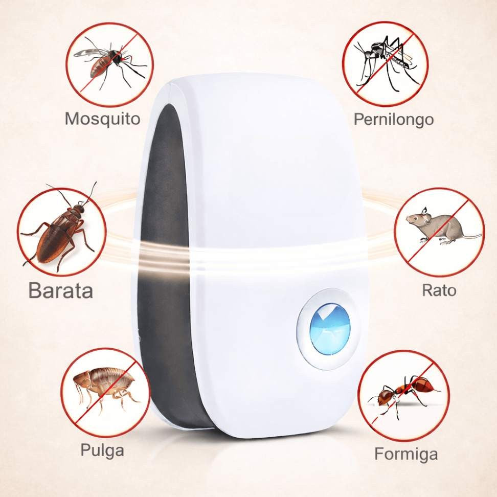 Sentinela Lar – Repelente Ultrassônico Contra Pernilongos e Pragas