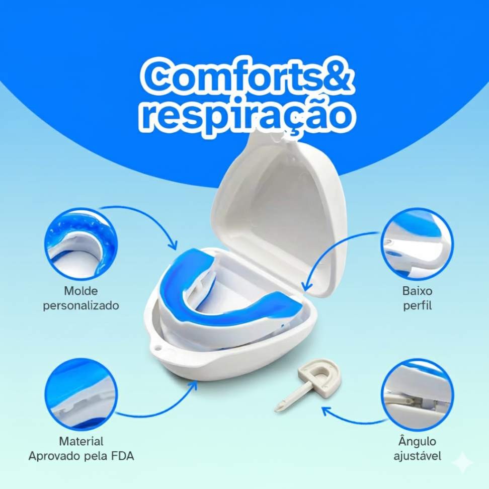Noite Serena – Protetor Bucal para Ronco e Bruxismo